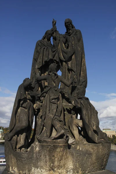 Prag Şehir Merkezindeki Mimar Mirası — Stok fotoğraf