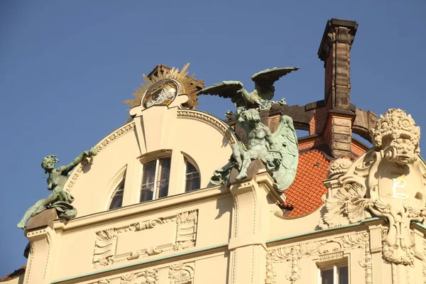 Dziedzictwo Architektoniczne Centrum Pragi — Zdjęcie stockowe