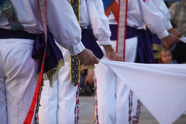 Traditional Basque Dance Folk Festival — Stock Photo, Image