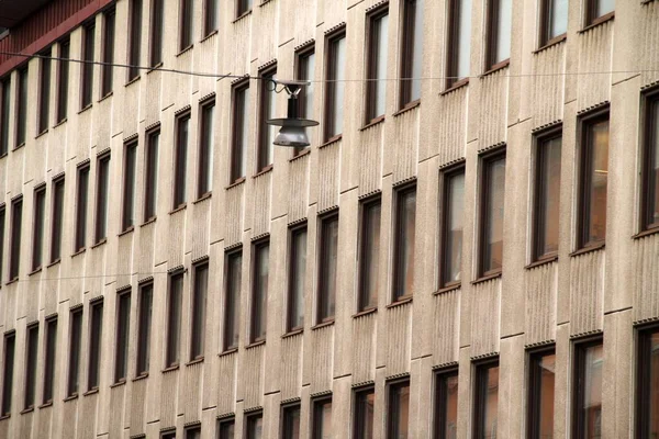 Fasáda Budovy Centru Stockholmu — Stock fotografie