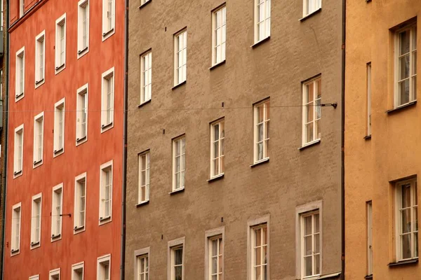 Fachada Edifício Centro Estocolmo — Fotografia de Stock