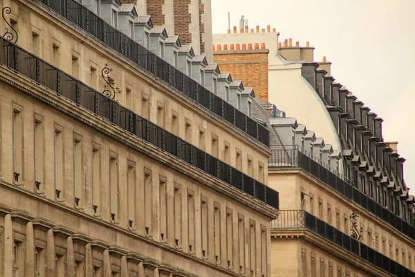 Fassade Eines Gebäudes Paris — Stockfoto