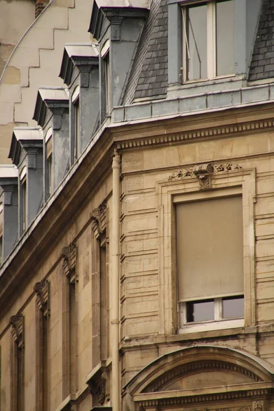 Facade Building Paris — Stock Photo, Image