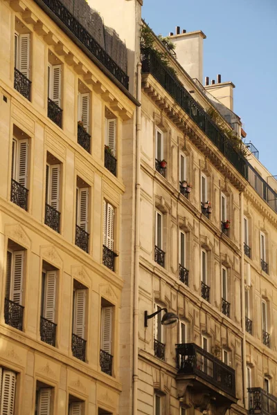 Façade Immeuble Paris — Photo