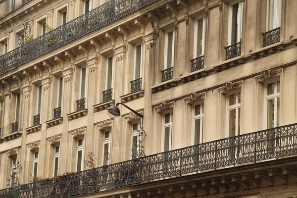 Πρόσοψη Κτιρίου Του Παρισιού — Φωτογραφία Αρχείου