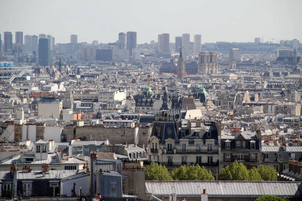 从蒙马特高地看巴黎 — 图库照片