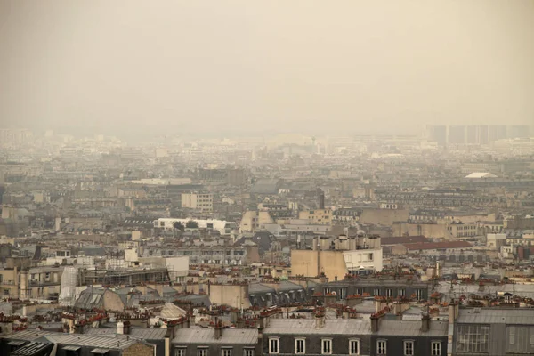Utsikt Över Paris Från Montmartre — Stockfoto