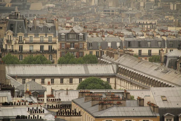 Utsikt Över Paris Från Montmartre — Stockfoto