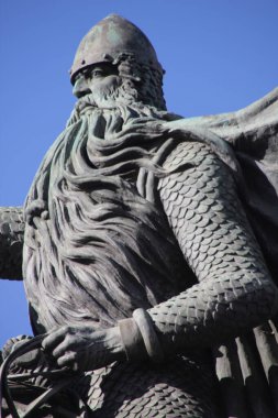 Burgos, İspanya 'da El Cid' in ikonik heykeli