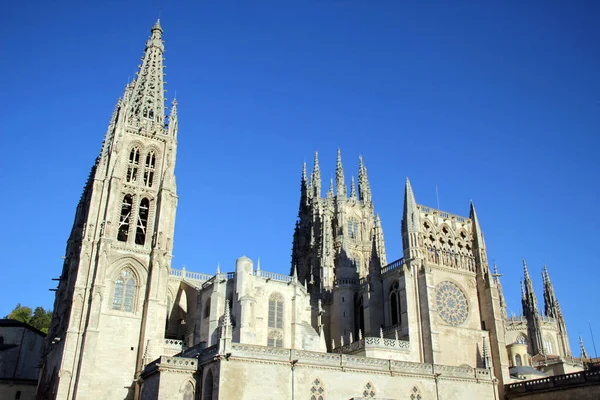 Blick Auf Die Kathedrale Von Burgos Spanien — Stockfoto