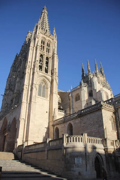 Pohled Katedrálu Burgosu Španělsko — Stock fotografie