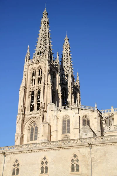 Blick Auf Die Kathedrale Von Burgos Spanien — Stockfoto