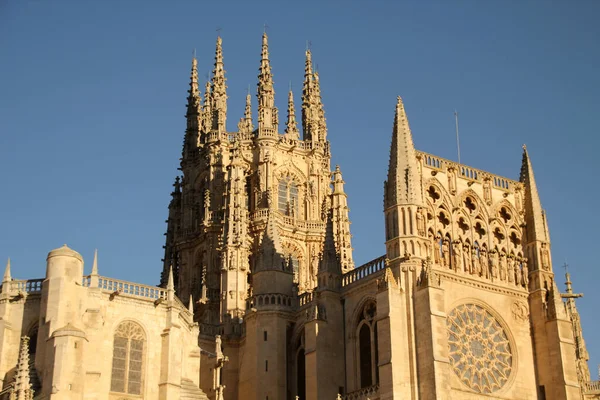 Blick Auf Die Kathedrale Von Burgos Spanien — Stockfoto