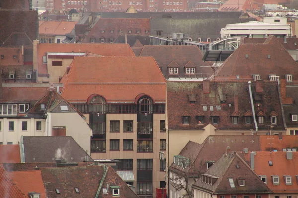 Veduta Della Città Vecchia Norimberga Germania — Foto Stock