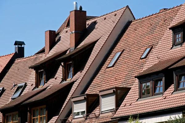 Utsikt Över Den Gamla Staden Nürnberg Tyskland — Stockfoto