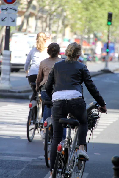 Ciclismo Entorno Urbano — Foto de Stock