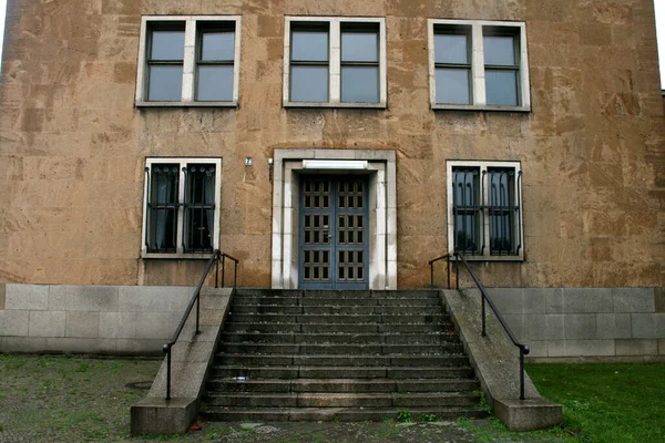 Detail Van Gevel Van Tempelhof Airport Berlijn — Stockfoto