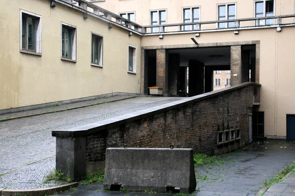 Szczegóły Fasady Lotniska Tempelhof Berlin — Zdjęcie stockowe