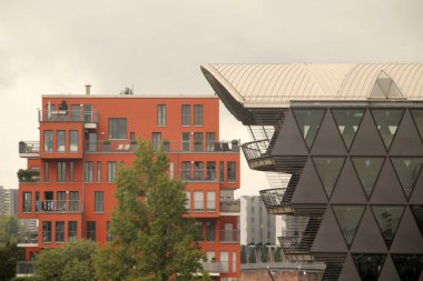 Frankfurt 'un finans bölgesinde bina