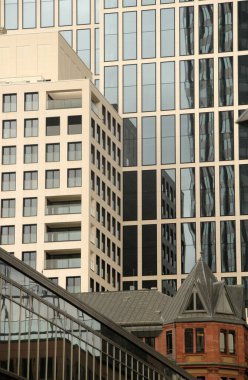 Frankfurt 'un finans bölgesinde bina