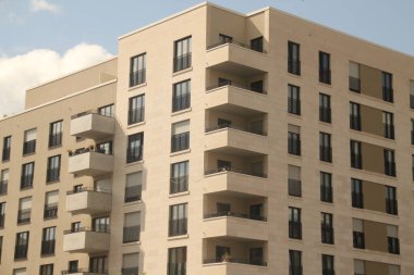 Frankfurt 'un finans bölgesinde bina