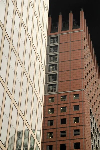 Edifício Distrito Financeiro Frankfurt — Fotografia de Stock