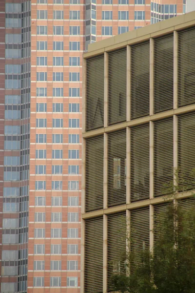 Edificio Nel Quartiere Finanziario Francoforte — Foto Stock