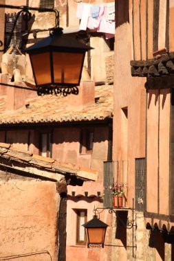 Albarracin köyünün manzarası