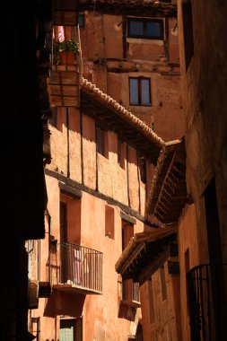 Albarracin köyünün manzarası