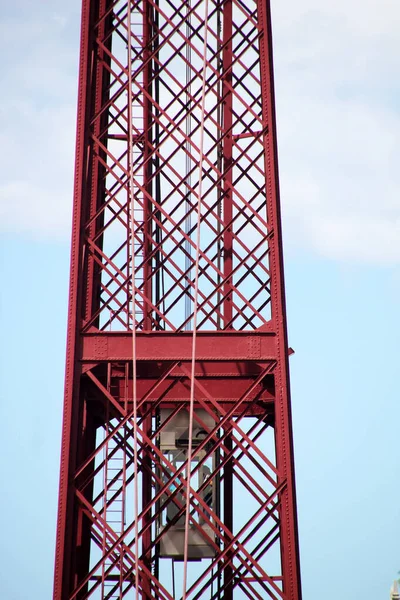 Hängebrücke Von Biskaya Portugalete — Stockfoto