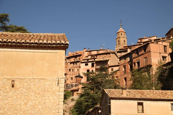 Vistas Urbanas Pueblo Albarracin España — Foto de Stock