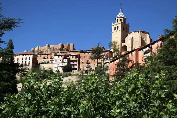 Vista Urbana Aldeia Albarracin Espanha — Fotografia de Stock