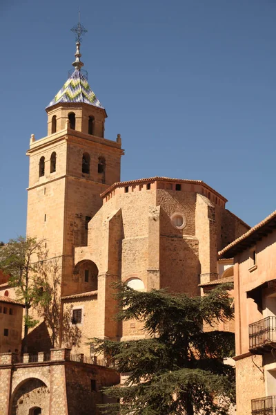 Albarracin Köyünün Manzarası — Stok fotoğraf