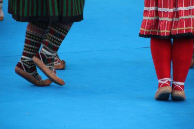 Festivalde geleneksel Balkanik dans