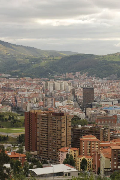 Vista Bilbao Desde Una Colina — Foto de Stock