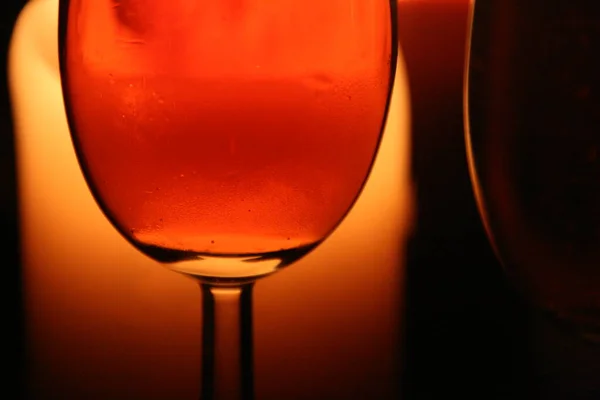 Червоне Ігристе Вино Склі — стокове фото