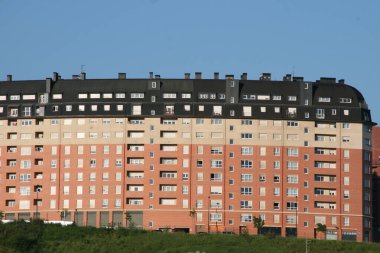 Bilbao şehrinde şehir manzarası