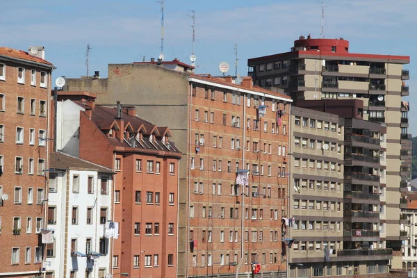 Widok Miasto Mieście Bilbao — Zdjęcie stockowe