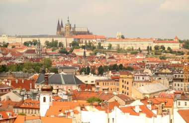 Prag 'ın eski bir kasabasında.