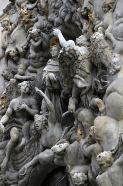 Prag 'ın eski bir kasabasında.