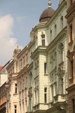 Prag 'ın eski bir kasabasında.