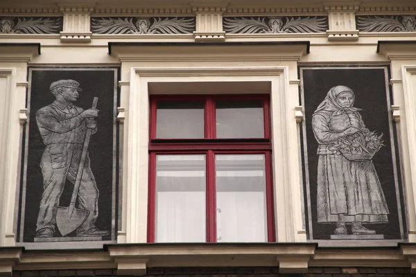 Здание Старом Городе Праги — стоковое фото