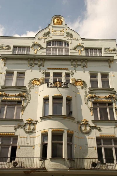 Edificio Casco Antiguo Praga —  Fotos de Stock