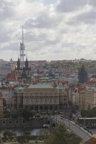 Prag Eski Bir Kasabasında — Stok fotoğraf