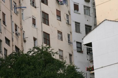 Bilbao şehrinin şehir manzarası