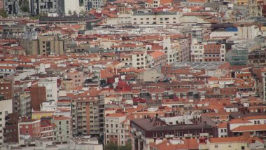 Bilbao şehrinin şehir manzarası
