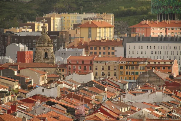 Bilbao Şehrinin Şehir Manzarası — Stok fotoğraf