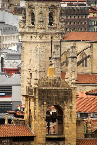 Bilbao Şehrinin Şehir Manzarası — Stok fotoğraf