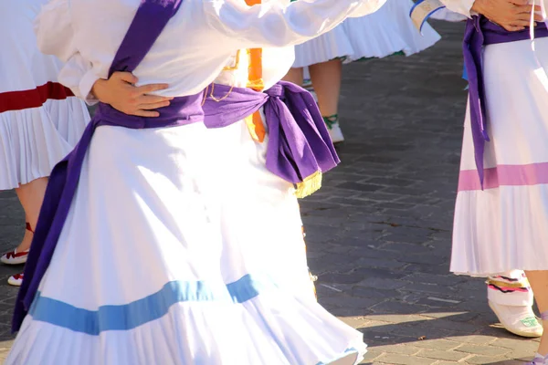 Exposición Danza Vasca Festival Folclórico — Foto de Stock