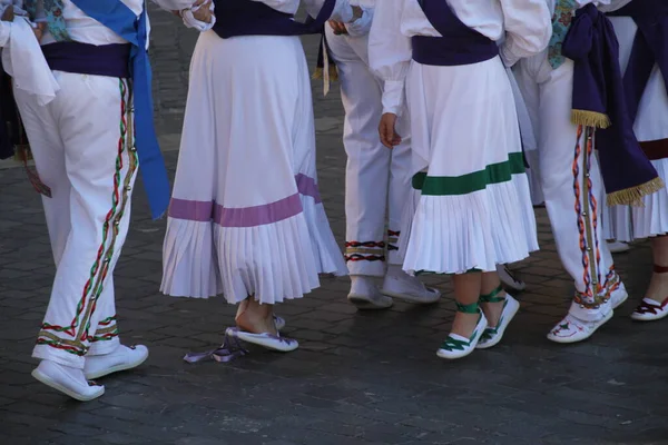 Exposición Danza Vasca Festival Folclórico — Foto de Stock